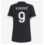 Juventus Dusan Vlahovic #9 Derde tenue voor Dames 2023-24 Korte Mouwen