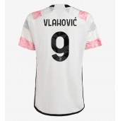 Juventus Dusan Vlahovic #9 Uit tenue 2023-24 Korte Mouwen