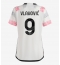 Juventus Dusan Vlahovic #9 Uit tenue voor Dames 2023-24 Korte Mouwen