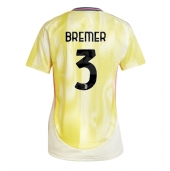 Juventus Gleison Bremer #3 Uit tenue voor Dames 2024-25 Korte Mouwen