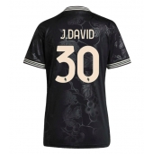 Juventus Jonathan David #30 Derde tenue voor Dames 2025-26 Korte Mouwen