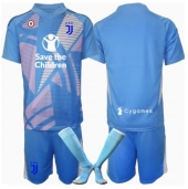 Juventus Keeper Derde tenue voor kinderen 2024-25 Korte Mouwen (+ broek)