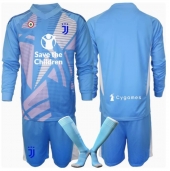 Juventus Keeper Derde tenue voor kinderen 2024-25 Lange Mouwen (+ broek)