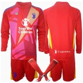 Juventus Keeper Thuis tenue voor kinderen 2024-25 Lange Mouwen (+ broek)