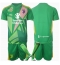 Juventus Keeper Uit tenue voor kinderen 2024-25 Korte Mouwen (+ broek)