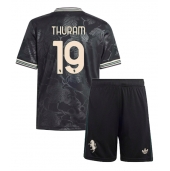 Juventus Khephren Thuram #19 Derde tenue voor kinderen 2025-26 Korte Mouwen (+ broek)