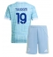 Juventus Khephren Thuram #19 Uit tenue voor kinderen 2025-26 Korte Mouwen (+ broek)