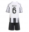 Juventus Lloyd Kelly #6 Thuis tenue voor kinderen 2025-26 Korte Mouwen (+ broek)