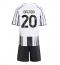 Juventus Lois Openda #20 Thuis tenue voor kinderen 2025-26 Korte Mouwen (+ broek)