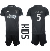 Juventus Manuel Locatelli #5 Derde tenue voor kinderen 2023-24 Korte Mouwen (+ broek)