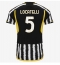 Juventus Manuel Locatelli #5 Thuis tenue 2023-24 Korte Mouwen