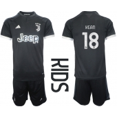 Juventus Moise Kean #18 Derde tenue voor kinderen 2023-24 Korte Mouwen (+ broek)