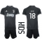 Juventus Moise Kean #18 Derde tenue voor kinderen 2023-24 Korte Mouwen (+ broek)