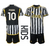 Juventus Paul Pogba #10 Thuis tenue voor kinderen 2023-24 Korte Mouwen (+ broek)
