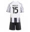 Juventus Pierre Kalulu #15 Thuis tenue voor kinderen 2025-26 Korte Mouwen (+ broek)