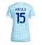 Juventus Pierre Kalulu #15 Uit tenue voor Dames 2025-26 Korte Mouwen