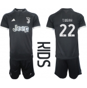 Juventus Timothy Weah #22 Derde tenue voor kinderen 2023-24 Korte Mouwen (+ broek)