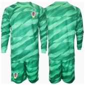 Kroatië Keeper Uit tenue voor kinderen EK 2024 Lange Mouwen (+ broek)