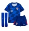 Kroatië Luka Modric #10 Uit tenue voor kinderen EK 2024 Korte Mouwen (+ broek)