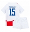 Kroatië Mario Pasalic #15 Thuis tenue voor kinderen EK 2024 Korte Mouwen (+ broek)