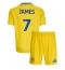 Leeds United Daniel James #7 Uit tenue voor kinderen 2024-25 Korte Mouwen (+ broek)