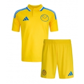 Leeds United Uit tenue voor kinderen 2024-25 Korte Mouwen (+ broek)