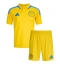Leeds United Uit tenue voor kinderen 2024-25 Korte Mouwen (+ broek)