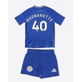 Leicester City Facundo Buonanotte #40 Thuis tenue voor kinderen 2024-25 Korte Mouwen (+ broek)