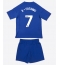 Leicester City Issahaku Fatawu #7 Thuis tenue voor kinderen 2025-26 Korte Mouwen (+ broek)