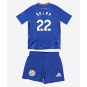 Leicester City Oliver Skipp #22 Thuis tenue voor kinderen 2024-25 Korte Mouwen (+ broek)