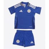 Leicester City Thuis tenue voor kinderen 2024-25 Korte Mouwen (+ broek)