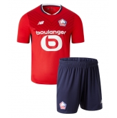 Lille OSC Thuis tenue voor kinderen 2024-25 Korte Mouwen (+ broek)