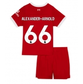 Liverpool Alexander-Arnold #66 Thuis tenue voor kinderen 2023-24 Korte Mouwen (+ broek)