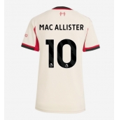 Liverpool Alexis Mac Allister #10 Uit tenue voor Dames 2025-26 Korte Mouwen