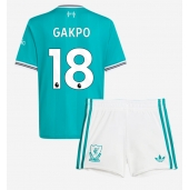 Liverpool Cody Gakpo #18 Derde tenue voor kinderen 2025-26 Korte Mouwen (+ broek)
