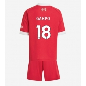 Liverpool Cody Gakpo #18 Thuis tenue voor kinderen 2025-26 Korte Mouwen (+ broek)