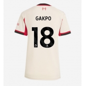 Liverpool Cody Gakpo #18 Uit tenue voor Dames 2025-26 Korte Mouwen