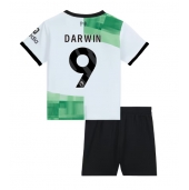 Liverpool Darwin Nunez #9 Uit tenue voor kinderen 2023-24 Korte Mouwen (+ broek)