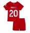 Liverpool Diogo Jota #20 Thuis tenue voor kinderen 2023-24 Korte Mouwen (+ broek)