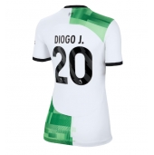 Liverpool Diogo Jota #20 Uit tenue voor Dames 2023-24 Korte Mouwen