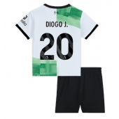 Liverpool Diogo Jota #20 Uit tenue voor kinderen 2023-24 Korte Mouwen (+ broek)
