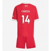 Liverpool Federico Chiesa #14 Thuis tenue voor kinderen 2025-26 Korte Mouwen (+ broek)