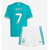 Liverpool Florian Wirtz #7 Derde tenue voor kinderen 2025-26 Korte Mouwen (+ broek)