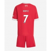 Liverpool Florian Wirtz #7 Thuis tenue voor kinderen 2025-26 Korte Mouwen (+ broek)