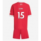 Liverpool Giovanni Leoni #15 Thuis tenue voor kinderen 2025-26 Korte Mouwen (+ broek)