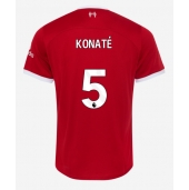 Liverpool Ibrahima Konate #5 Thuis tenue 2023-24 Korte Mouwen