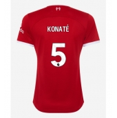 Liverpool Ibrahima Konate #5 Thuis tenue voor Dames 2023-24 Korte Mouwen