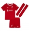 Liverpool Ibrahima Konate #5 Thuis tenue voor kinderen 2023-24 Korte Mouwen (+ broek)