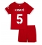 Liverpool Ibrahima Konate #5 Thuis tenue voor kinderen 2023-24 Korte Mouwen (+ broek)