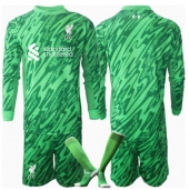 Liverpool Keeper Uit tenue voor kinderen 2024-25 Lange Mouwen (+ broek)